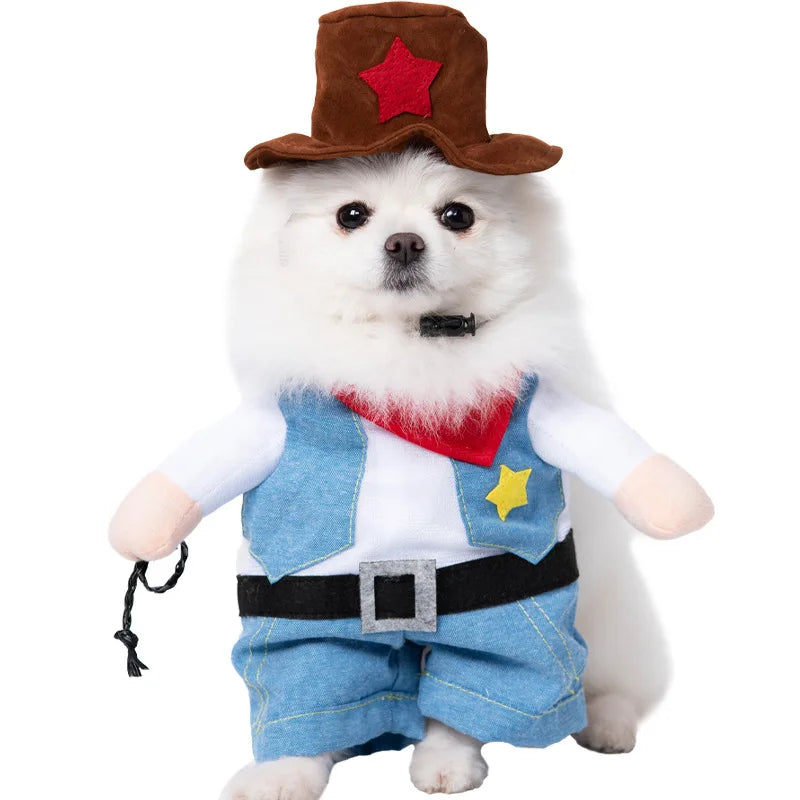 Lustiges Halloween Verkleidung Tierkostüm Dolch Effekt Hund Katze