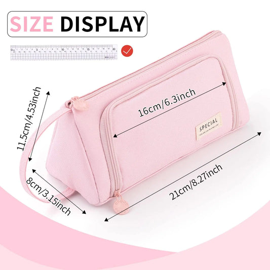 Stifttasche großes Fassungsvermögen Schul-Federmäppchen Büro-Zubehör