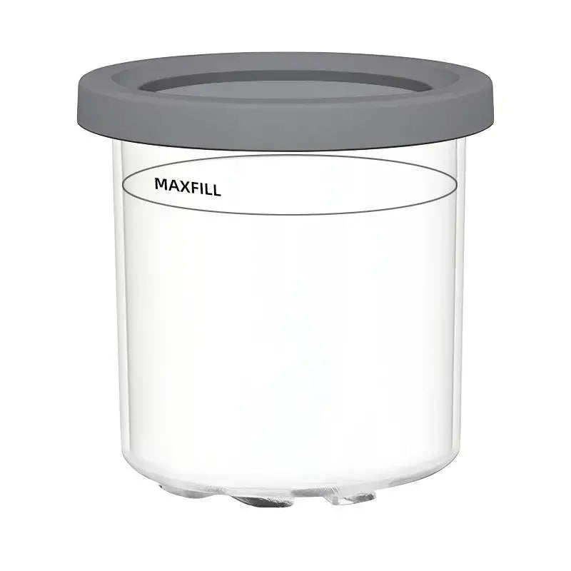 Eis Pints Behälter mit Deckel für Eismaschinen in Sets von 1 bis 4 Stück