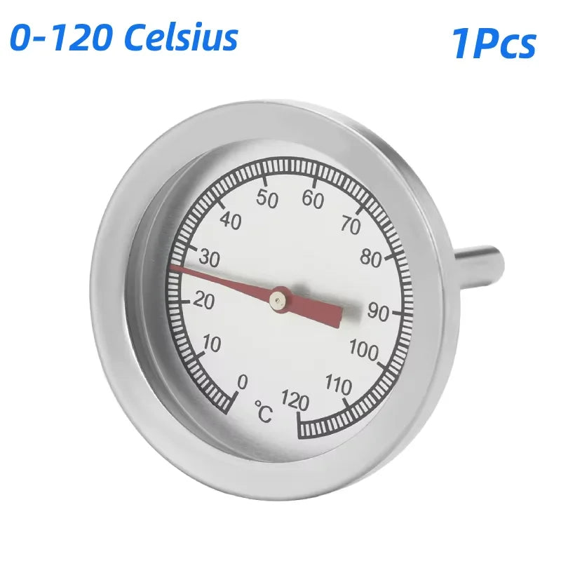 Edelstahl Ofenthermometer mit Sonde für Innen- und Außentemperatur