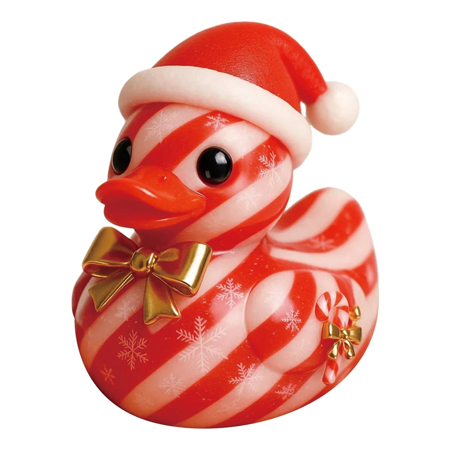 Kreatives Weihnachtsornament Ente aus Harz als festliche Dekoration