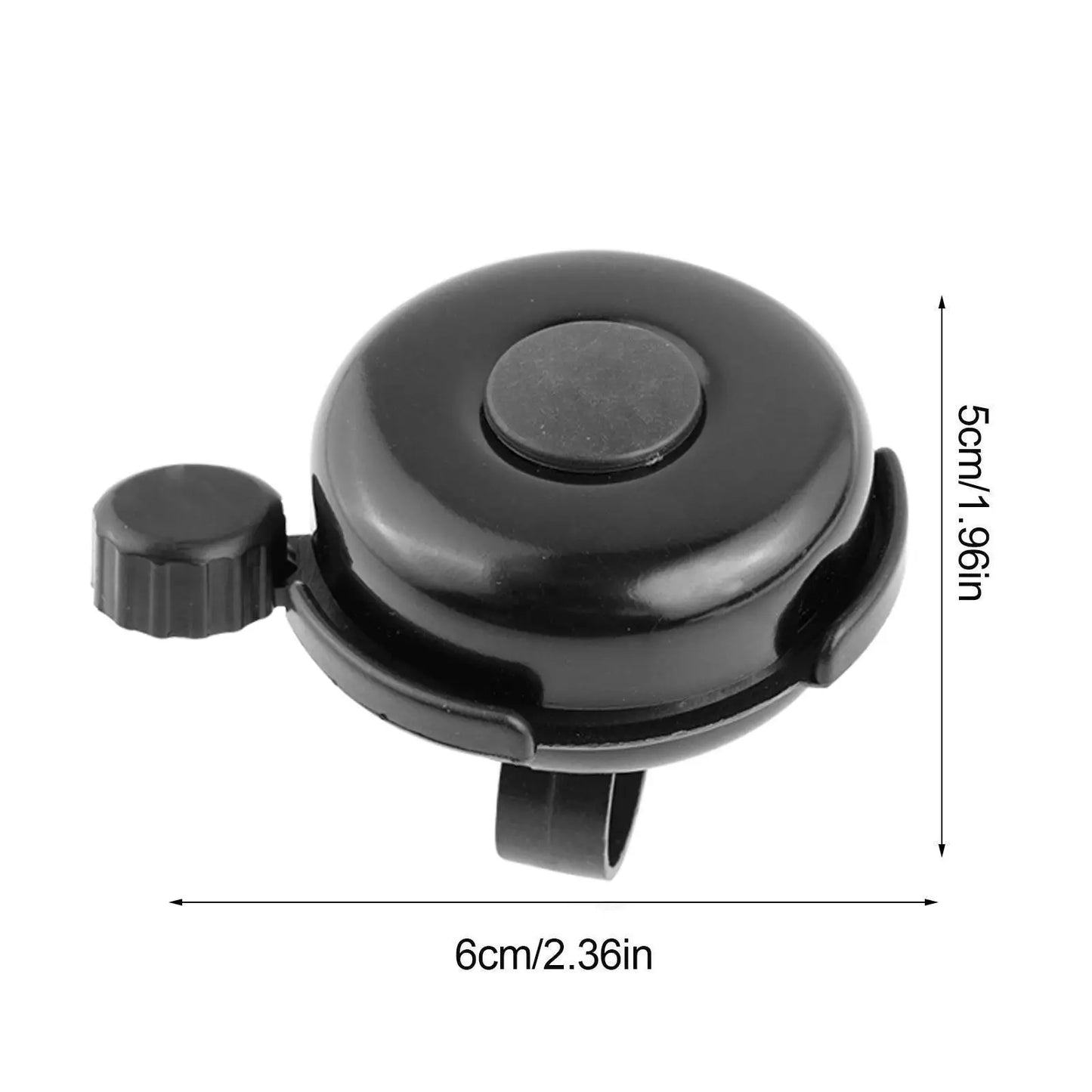 Klarer lauter Ton - rostfrei: Leichte Aluminium-Fahrradklingel für Mountain- - Rennräder