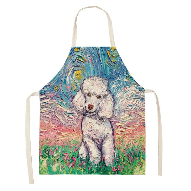 Hochwertige Baumwoll-Leinen Schürze für Reinigung und Haushalt