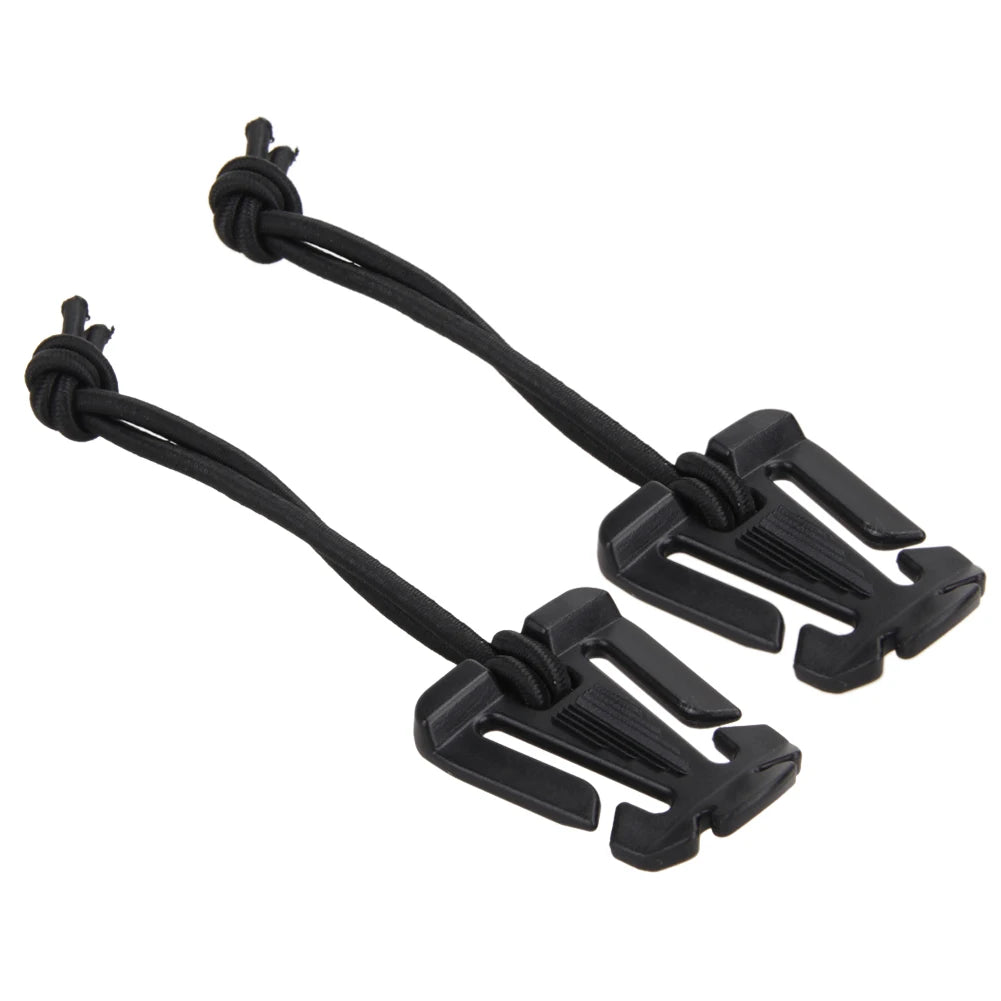 2er Set Rucksack Schnalle Karabiner Clips aus Nylon und ABS 4,5x2,7cm