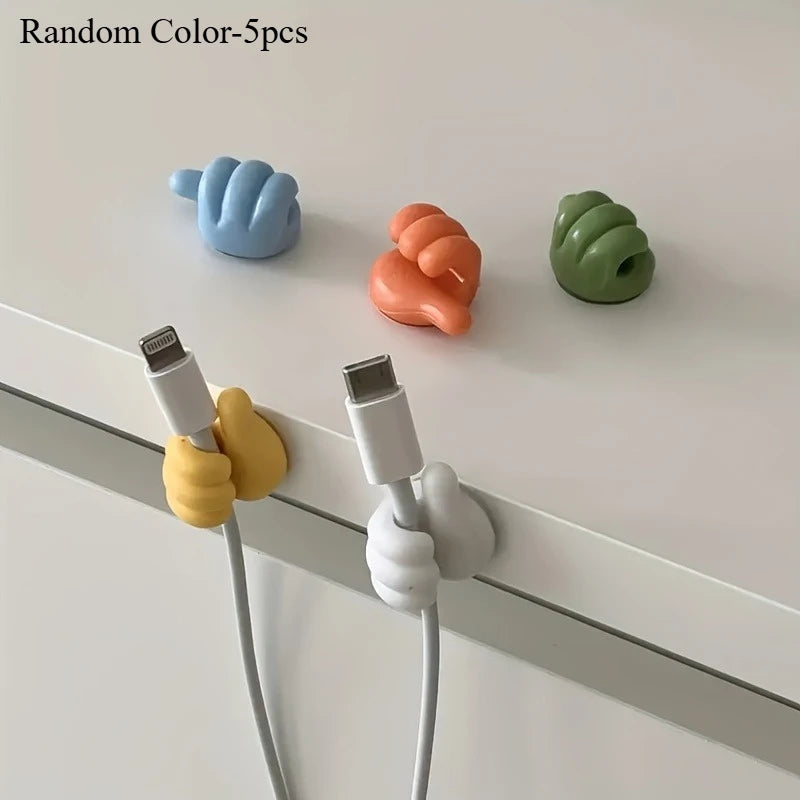Daumenförmige Kabel Organizer Clips 5-10 Stück für Kabelmanagement