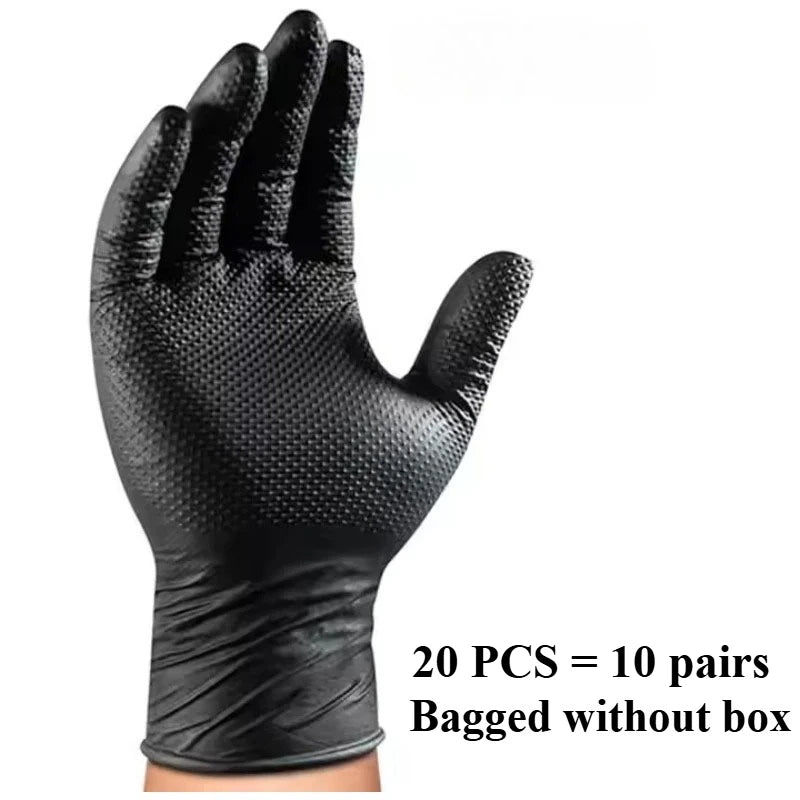 Robuste Nitrilhandschuhe mit diamantstrukturiertem Grip