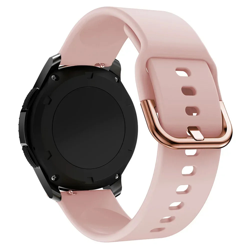 Silikon Uhrenarmband 20/22mm kompatibel mit Smartwatches und Sportuhren