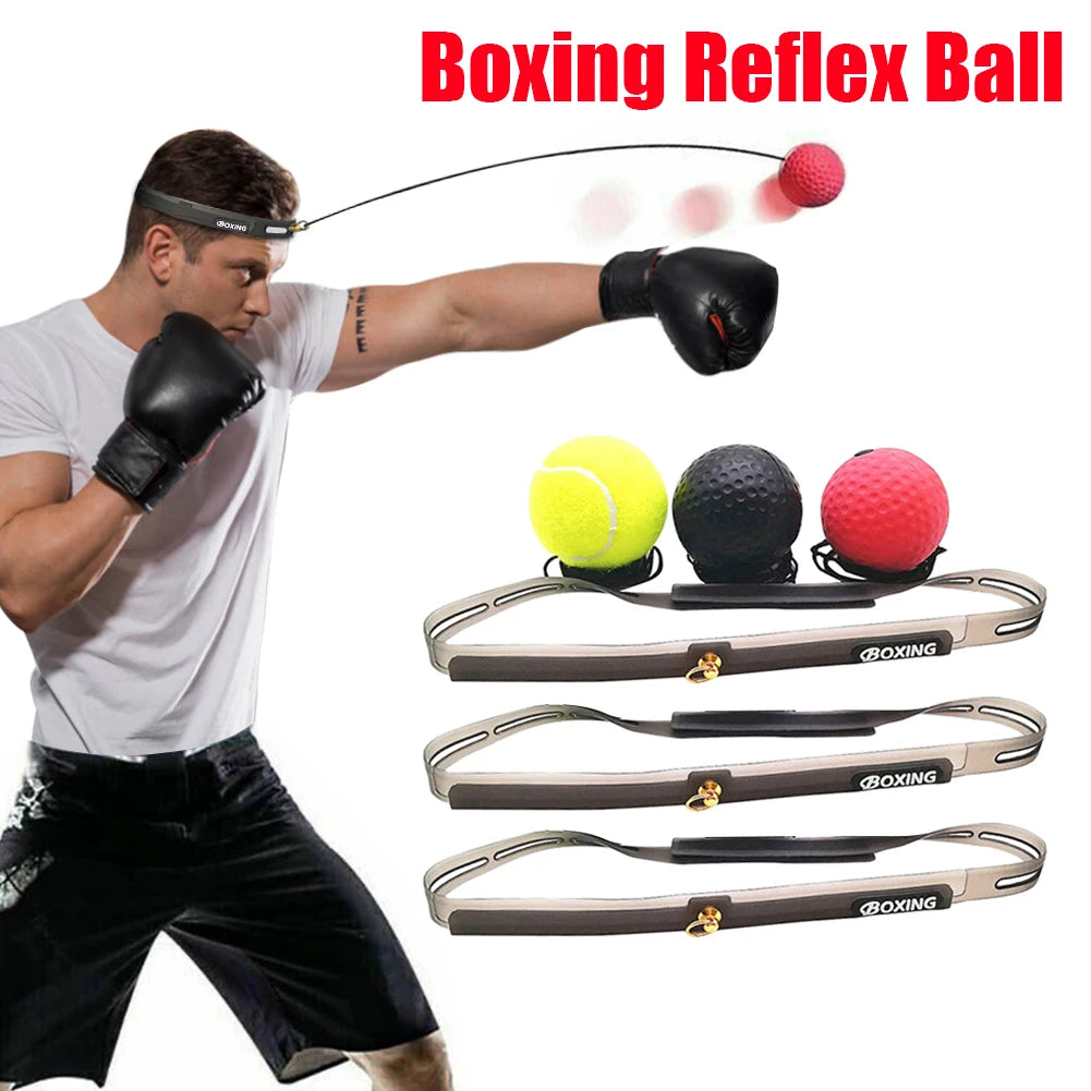 Reflex-Ball für Boxtraining und Reaktionstraining mit Stirnband