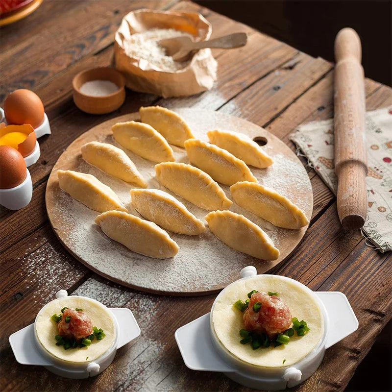 Voller Satz Kunststoff Knödelpresse Empanada- und Teigformwerkzeug