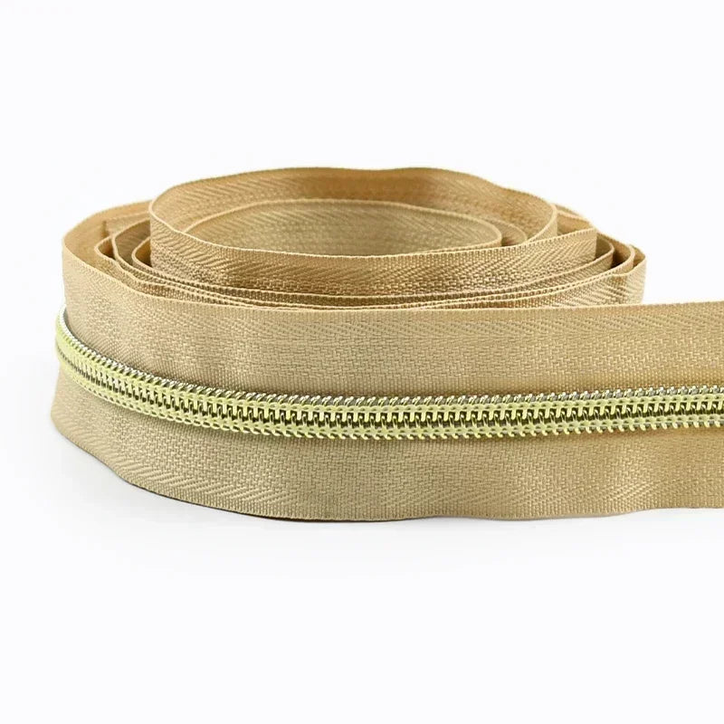 Nylon Reißverschluss Meterware DIY Kleidung Taschen Reparatur 5/10/20m Länge