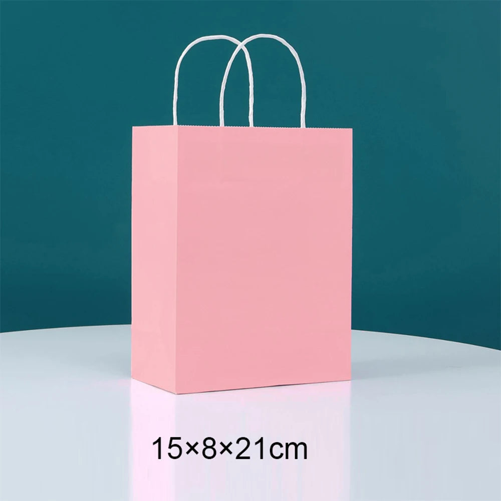 Papier Geschenktüten mit Griffen – 10 Farben, versch. Größen für Feiern