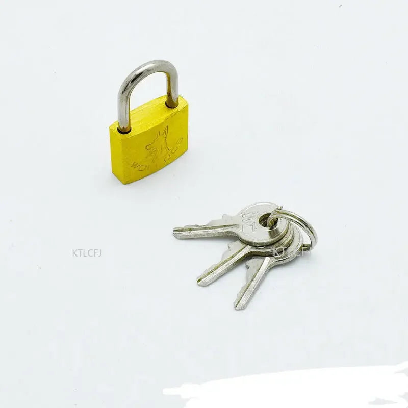 Sicherheitsvorhängeschloss mit 3 Schlüsseln für Gepäck - Koffer