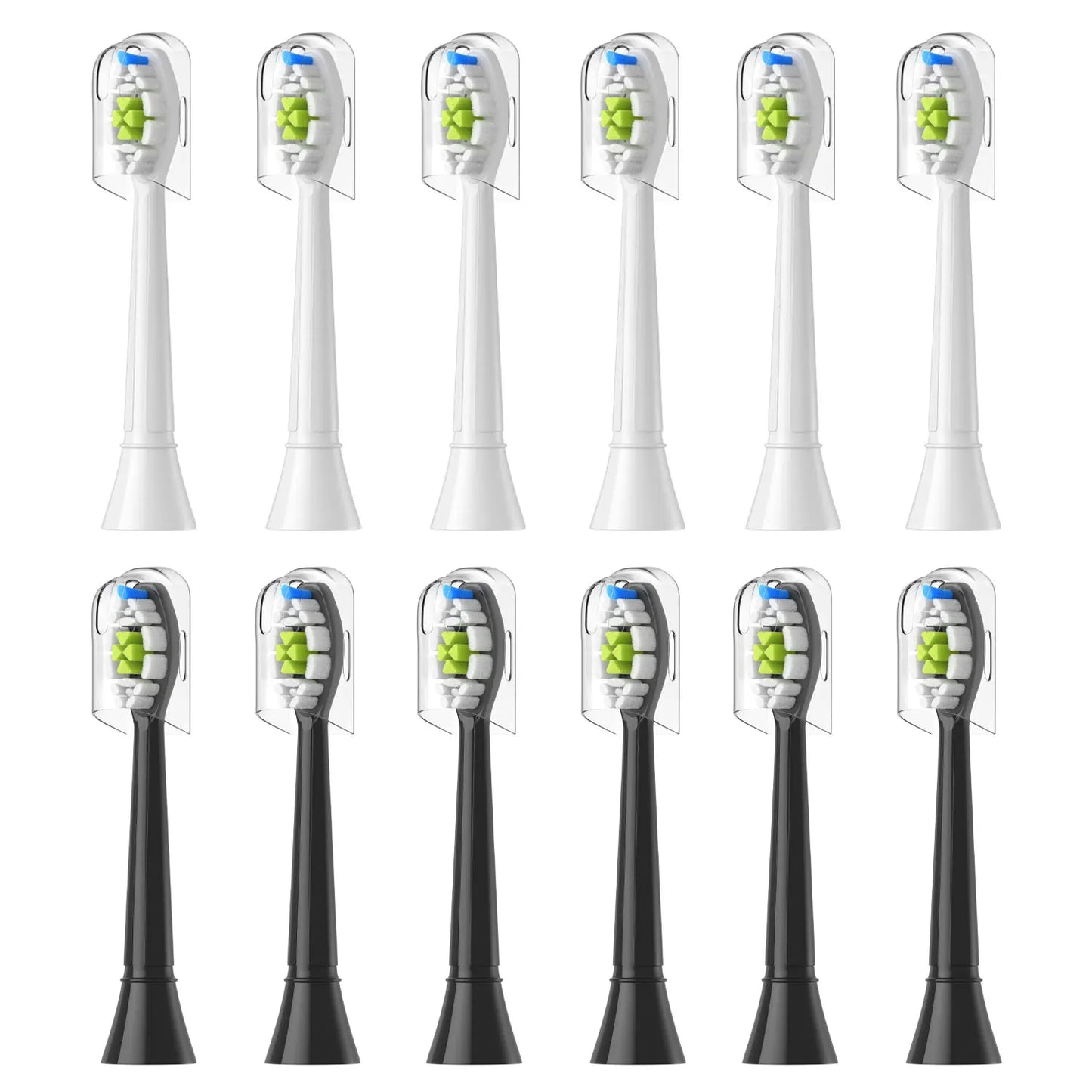 Sanfte - gründliche Reinigung: 4/8/12/16 Zahnbürstenköpfe kompatibel mit Sonicare