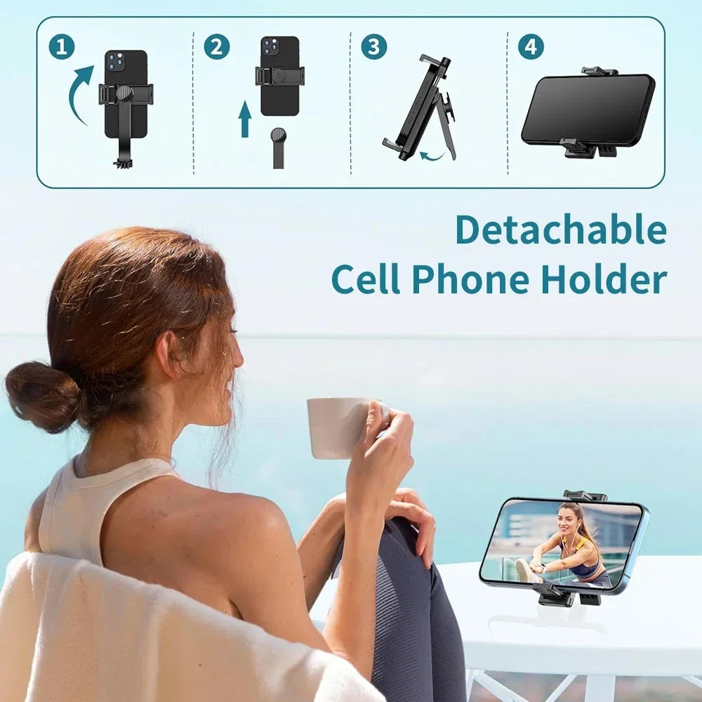 Ausziehbarer Bluetooth Selfie Stativ für Videos und Fotos Fernbedienung