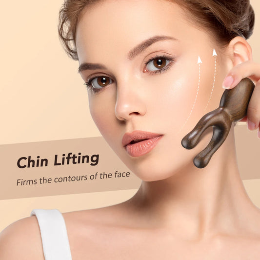 Sandelholz Massagegerät für Gesicht Lifting und Meridian Stimulation - Yabubest - Home & More