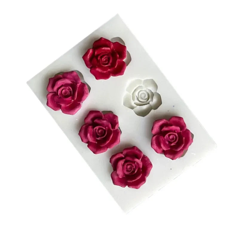 Rose Silikonform für Schokolade und Fondant – Flexibles Backwerkzeug
