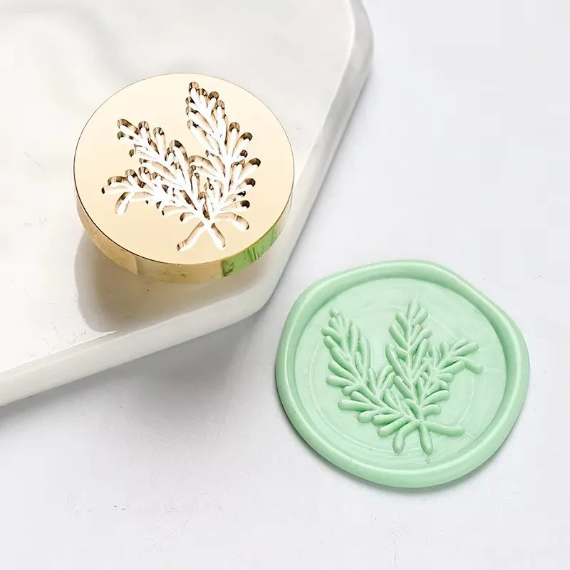 Sternenhimmel Lotus Rosenmuster Wachssiegel Stempel, Retro Stil