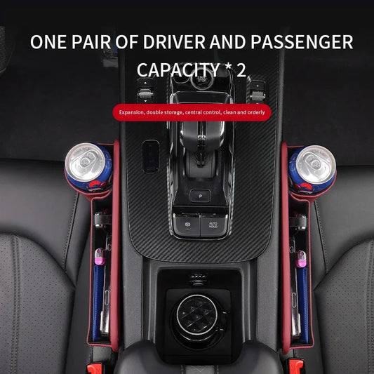 Praktische Auto Sitz Spalt Aufbewahrungsbox mit Becherhalter