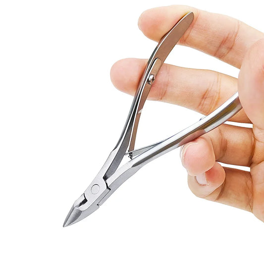 Edelstahl Nagelhautschere für präzise Maniküre und Peeling