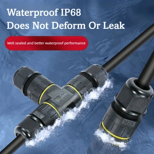 Lötfreier IP68 Wasserdichter Kabelverbinder für LED - Außenbereich 2-4 polig