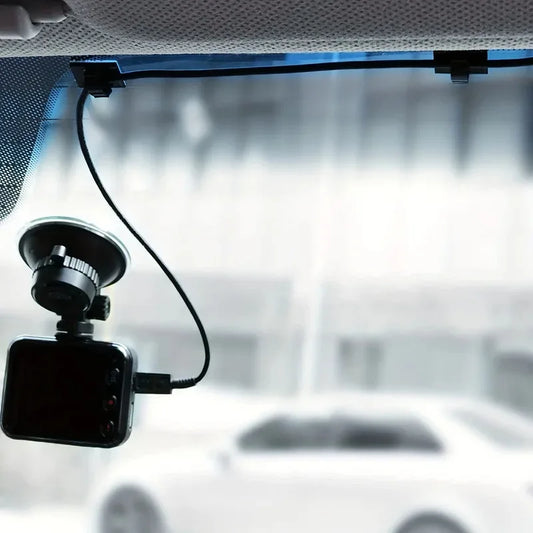 50 selbstklebende Nylon Kabelklemmen in verschiedenen Größen für Auto und Büro