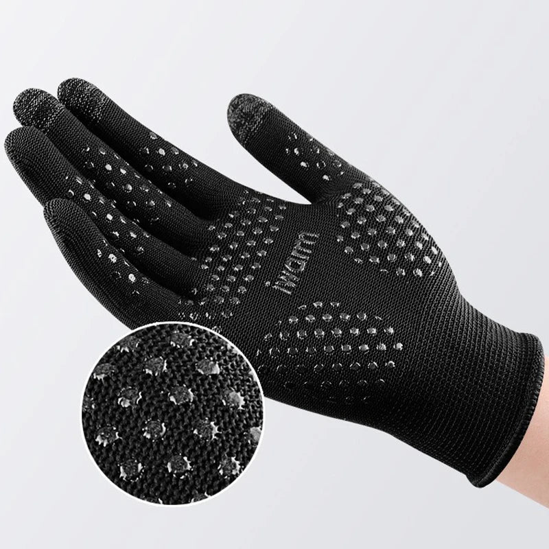 Vollfinger Fahrradhandschuhe wasserdicht rutschfest warm für Männer Frauen