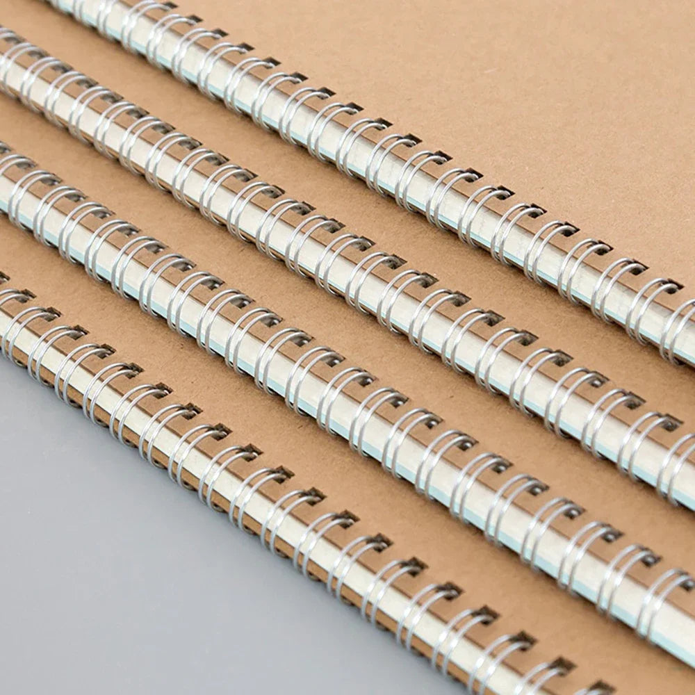 Notizbuch A4 A5 A6 mit Spiralbindung für Schule und Bürobedarf