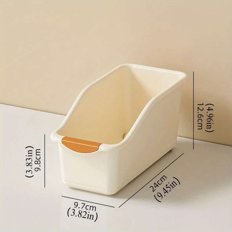 Gebogenes Aufbewahrungsbehälter-Set aus Kunststoff