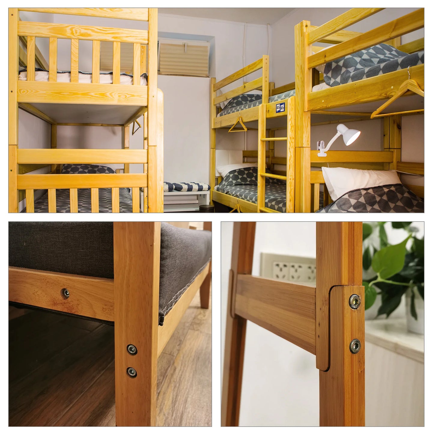 Robuste Innensechskant Möbelschrauben Set mit Zylindermuttern M6