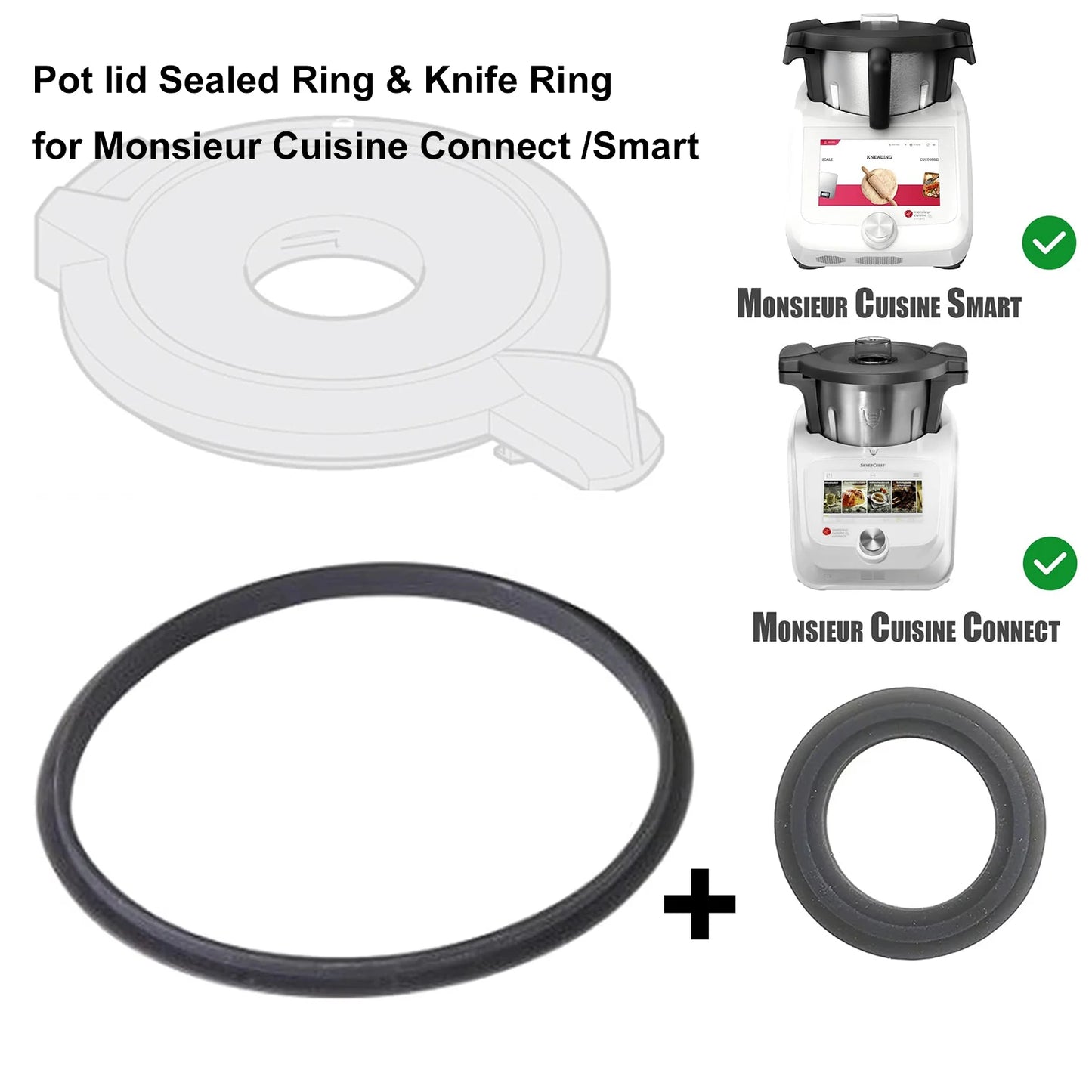 Dichtungsring Set für Monsieur Cuisine Connect und Smart – Praktisch - Sicher