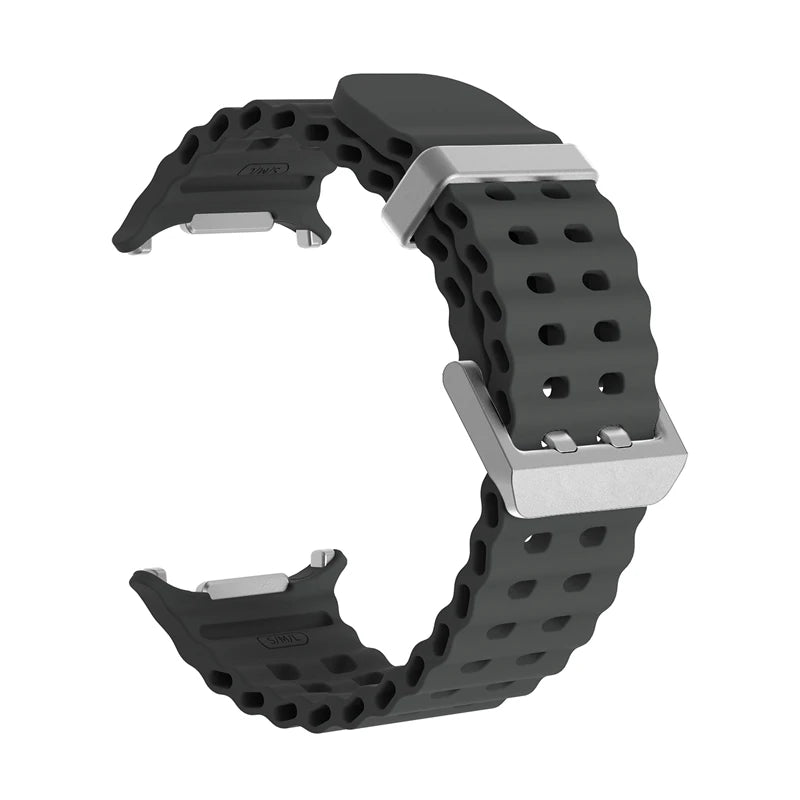 Marine Silikonarmband für Samsung Galaxy Watch Ultra 47 mm 2025 Modell