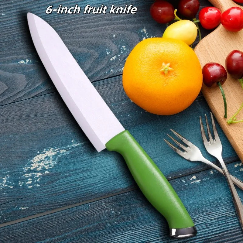 Keramikmesser Set mit scharfer weißer Klinge für präzises Schneiden