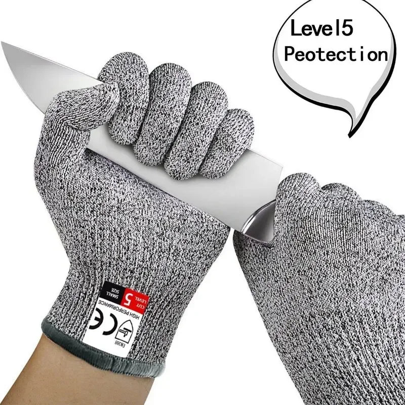 Hochfeste Anti-Schnitt-Handschuhe für Küche und Garten, sicher - bequem