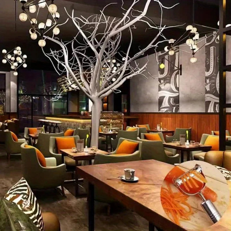 Doppelkopf Gemüseschäler aus Edelstahl für einfache Küchenarbeit