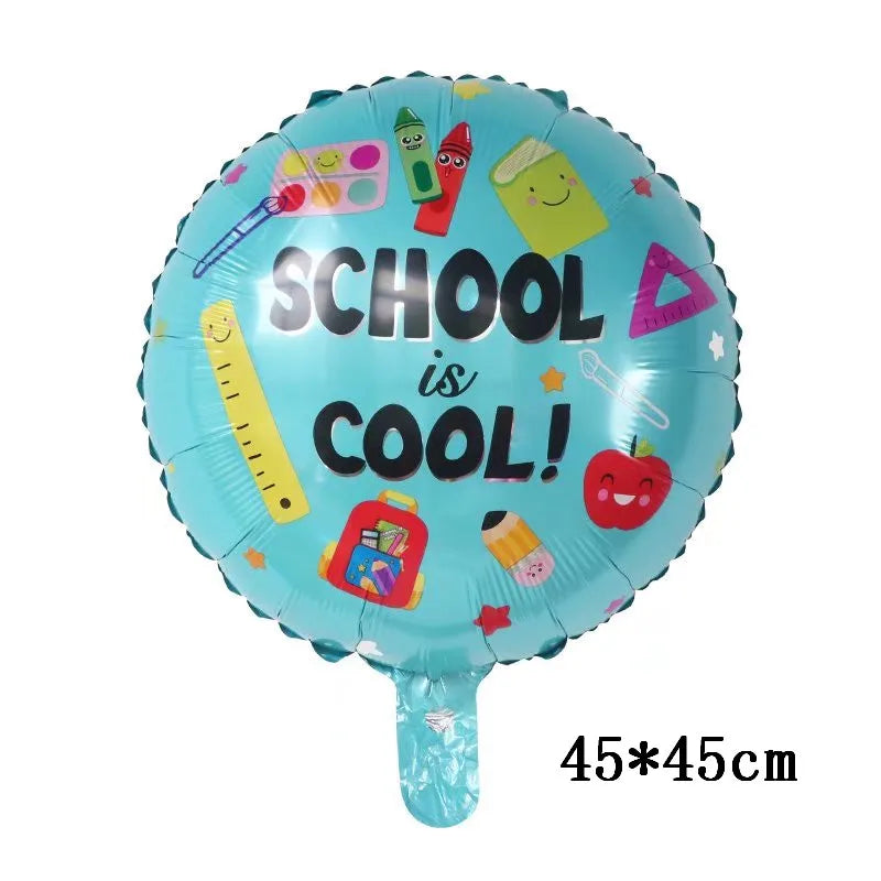 Buntstift Bleistift Schultasche Folienballon für Lern- - Schulparty Deko