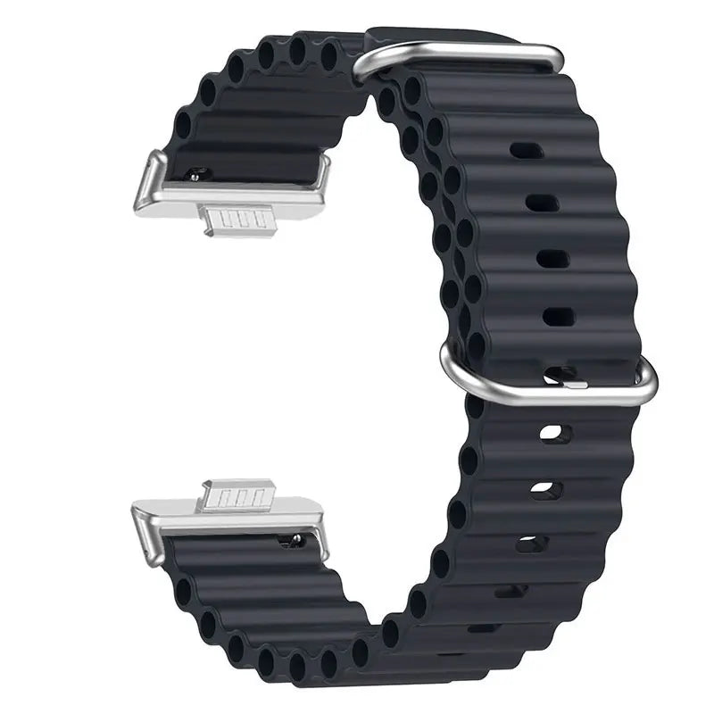 Flexibles Silikon-Sportarmband Ocean 20cm – Komfort - Style für Watch Fit 3 4 Pro