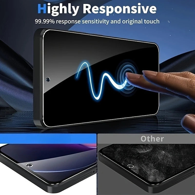 3er-Set Anti-Spy Gehärtete Displayschutzfolie Vollschutz für Xperia