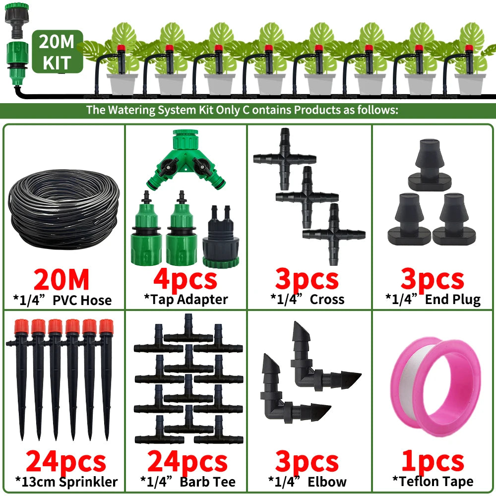Effizientes DIY Nebel-Bewässerungssystem für Garten, Rasen, Bäume