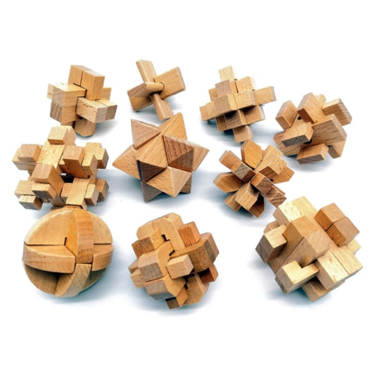 Holz 3D Puzzle Gehirnförderndes Lernspielzeug