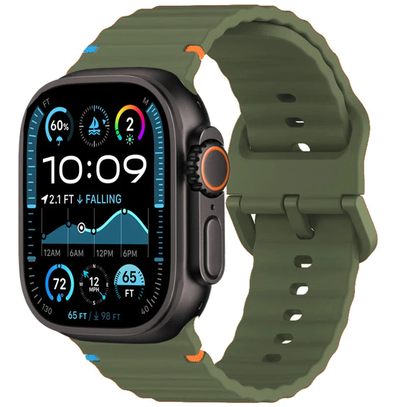 Atmungsaktives Silikonarmband 38-49mm – Nachhaltig, sportlich - individuell