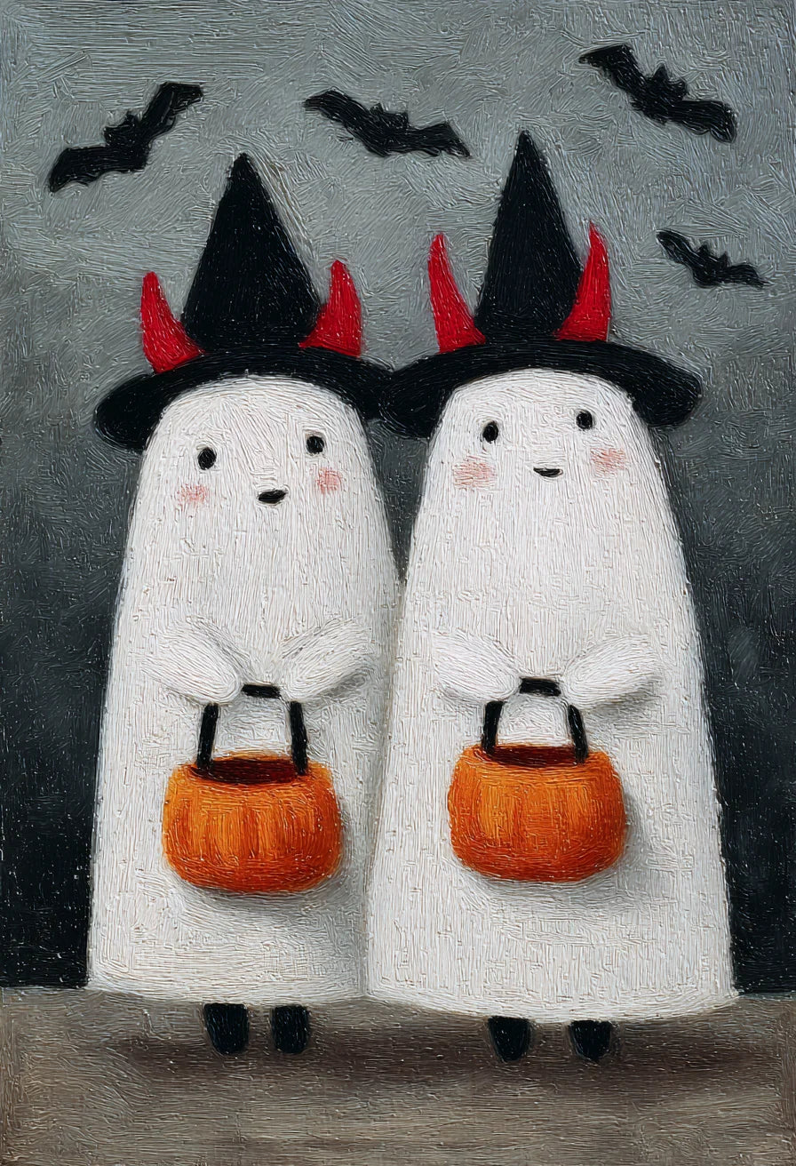 Halloween Malen nach Zahlen Set für Erwachsene Leinwand Wandkunst DIY