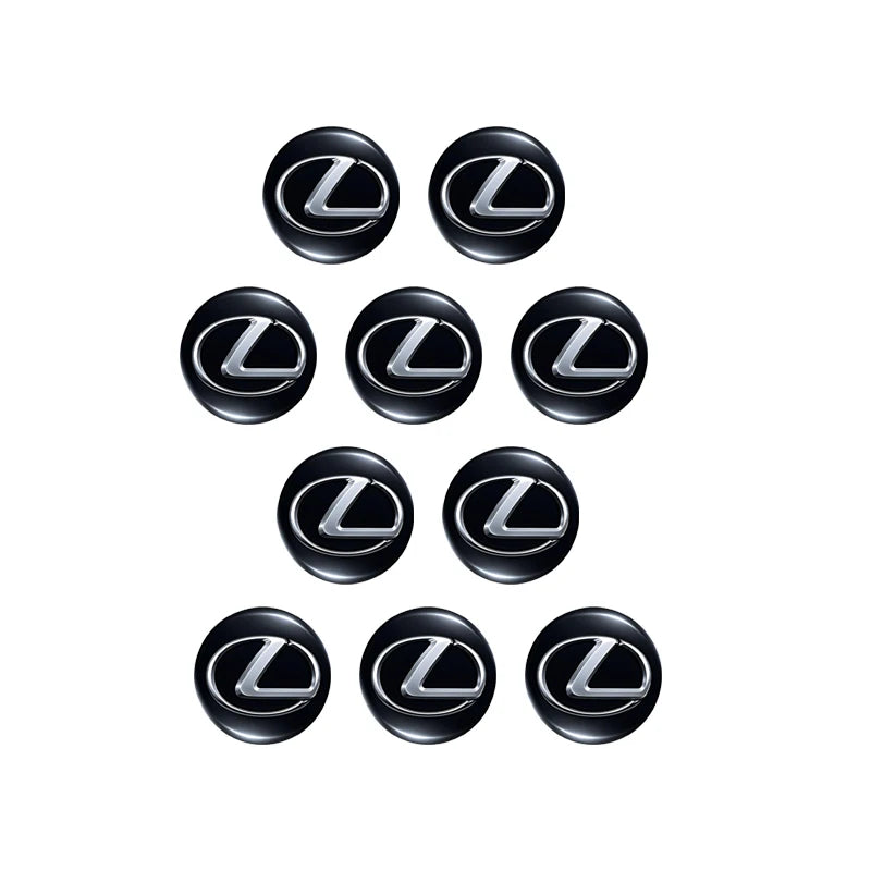 Auto Schlüssel Emblem Aufkleber Set aus Aluminium für Fernbedienung