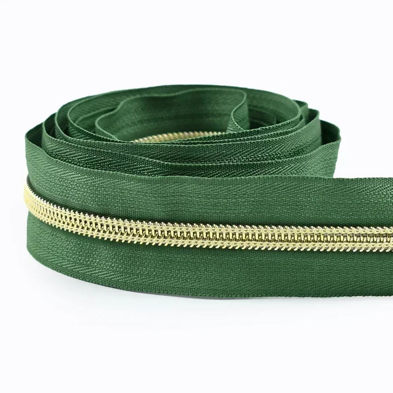 Nylon Reißverschluss Meterware DIY Kleidung Taschen Reparatur 5/10/20m Länge
