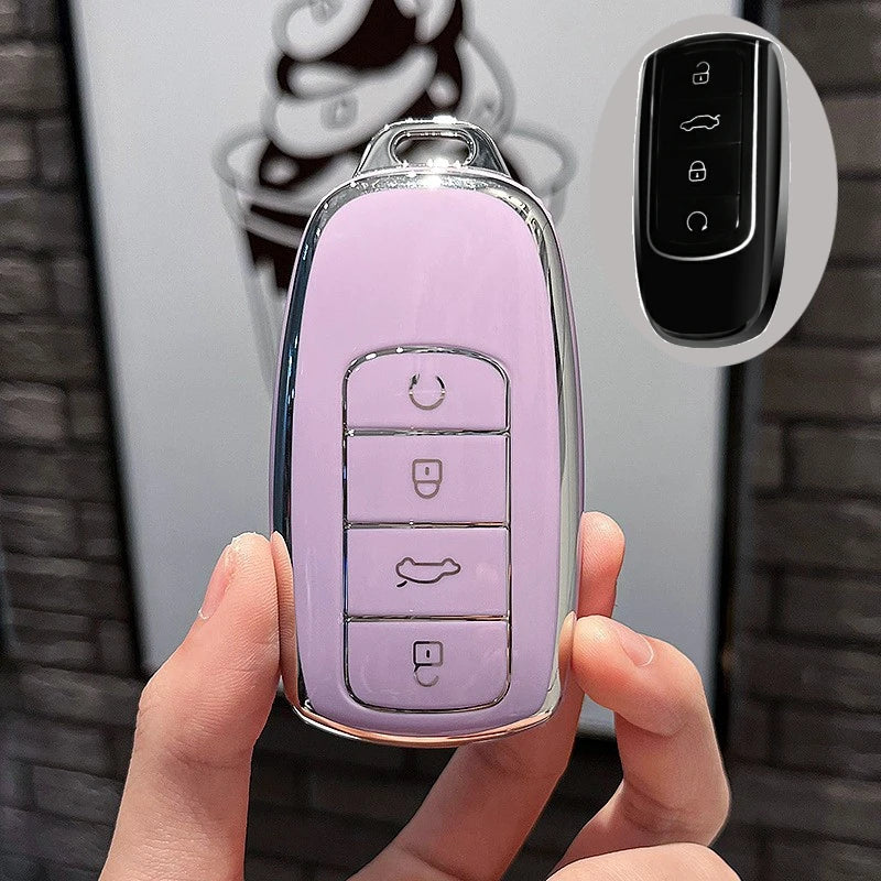 Robuste TPU Autoschlüsselhülle für Chery Tiggo – Schutz vor Kratzern - Wasser