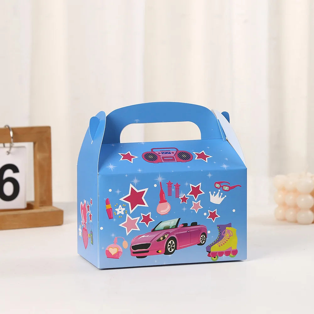 Bunte Kinder Party Bevorzugung Boxen in verschiedenen Sets