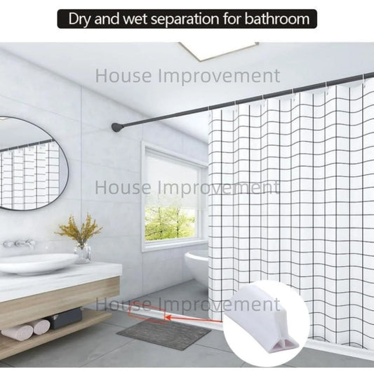 Zusammenklappbare Silikon Wasser Barriere Dusche Selbstklebend Spritzschutz