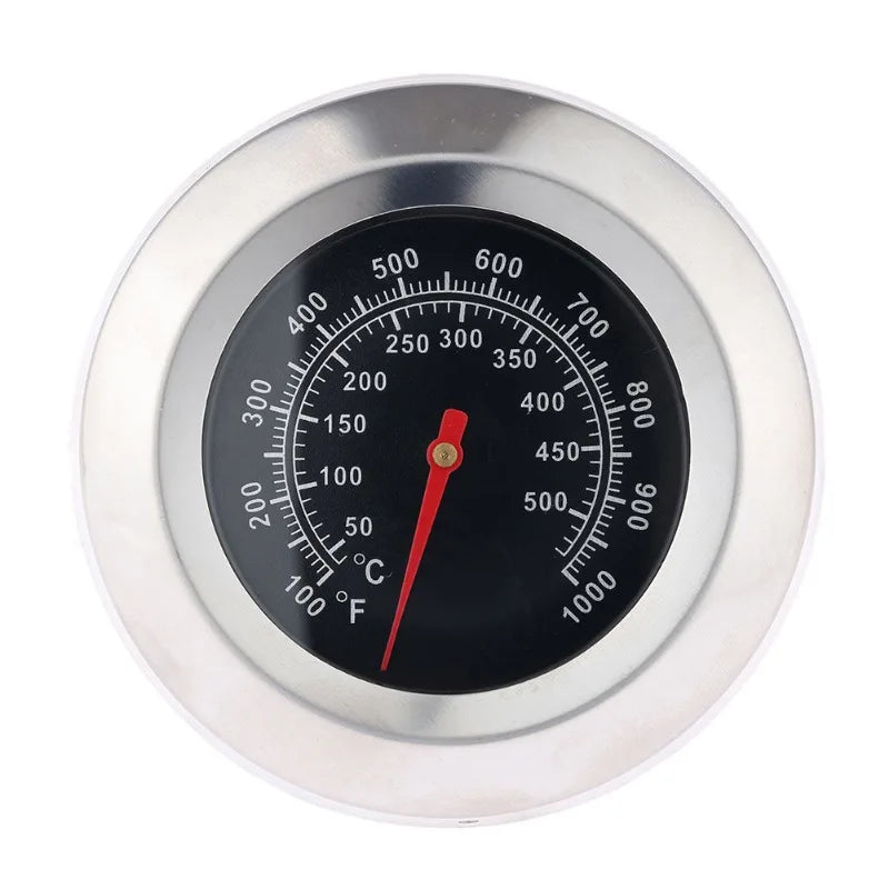 Edelstahl Grillthermometer mit Temperaturanzeige für präzises BBQ Kochen