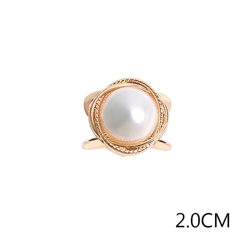 Elegante Perlen-Schal Schnalle – Multifunktionales Accessoire für Damen aus Eisen