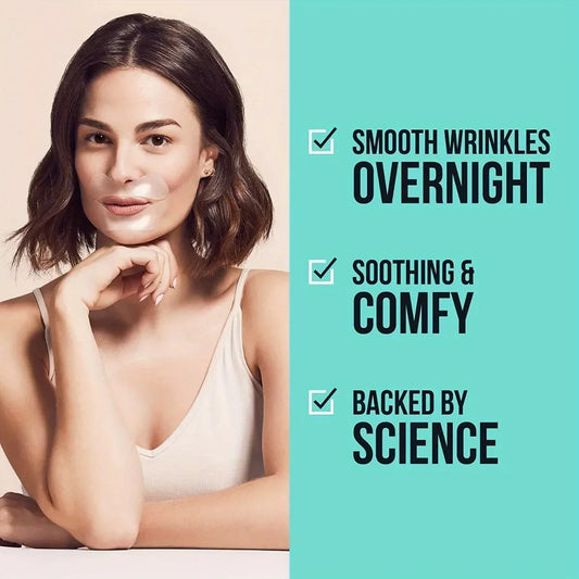 Wiederverwendbares Silikon-Faltenpflaster für glatte Lippen