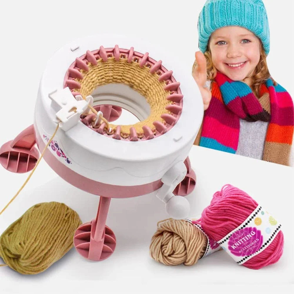 Schnell - Einfach Stricken: Automatische 22-Nadel Strickmaschine mit Zubehör